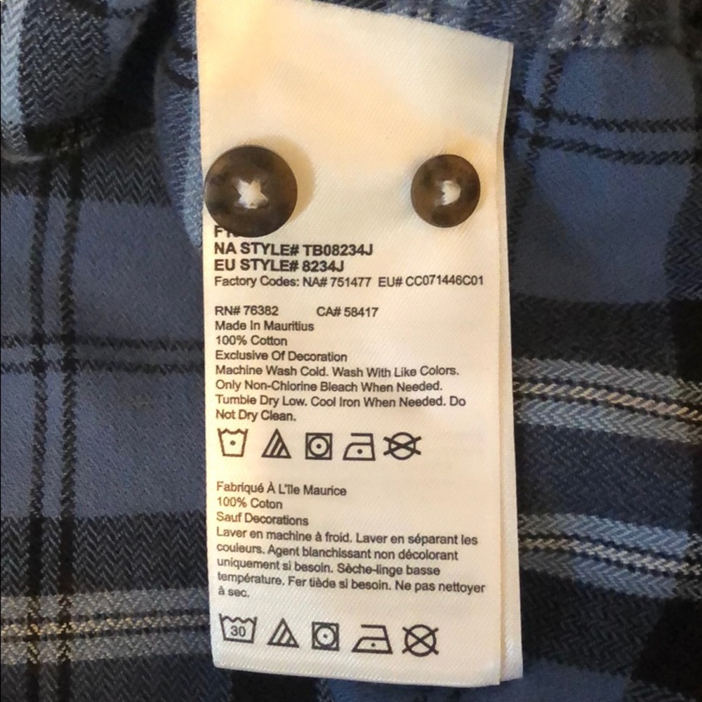 Timberland plaid flannel - Picture 5 of 5